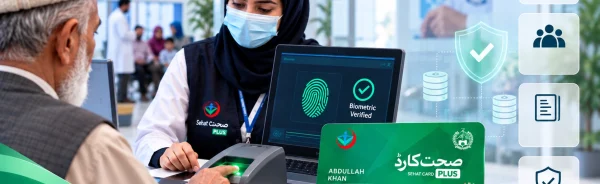 صحت کارڈ پلس خیبر پختونخوا میں بائیومیٹرک تصدیق مریض کی درست شناخت کا محفوظ نظام