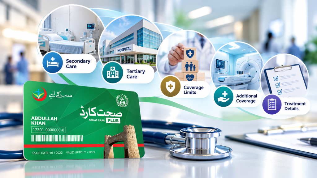 Use this ALT text: Sehat Card Plus Treatment Packages for secondary and tertiary care